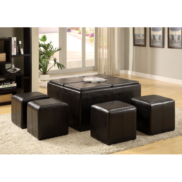 Darby Home Co Turner 5 Piece Coffee Table Ottoman Set Reviews Darby Home Co Turner 5 Piece Coffee Table Ottoman Set Reviews Wayfair