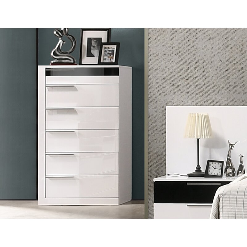 Orren Ellis Fleeton Bedroom 6 Drawer Standard Dresser Wayfair
