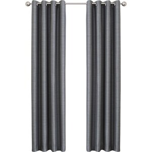 Vaughn Solid Blackout Grommet Single Curtain Panel