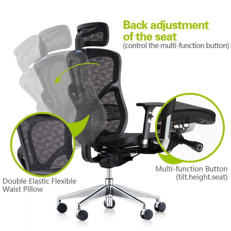Laude Run Summer Deluxe Executive Ergonomic Mesh Office Chair Summer Deluxe Executive Ergonomic Mesh Office Chair