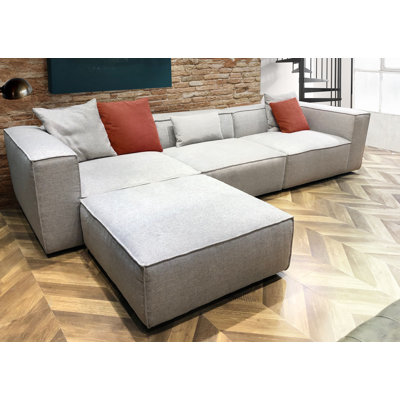 Diamond Sofa Vice Reversible Sectional