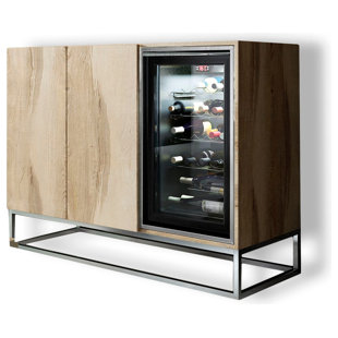Bar Cabinet With Wine Fridge Wayfair Jeramiah Bar Cabinet