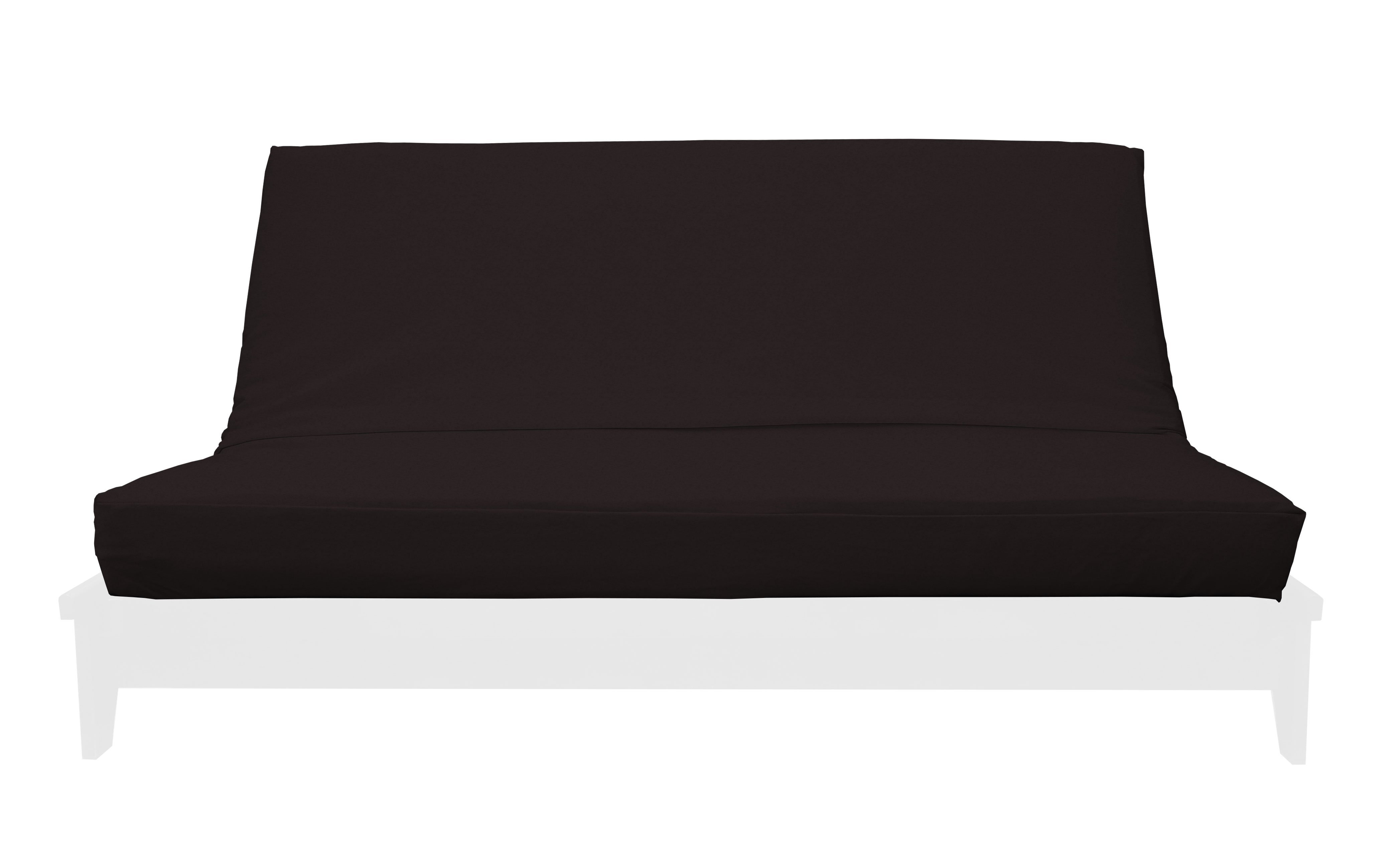 simoes solid box cushion futon slipcover