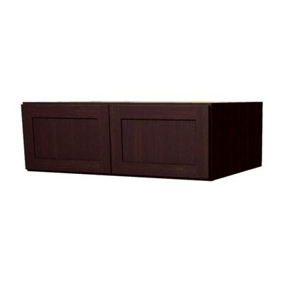 Platte Butt Doors Refrigerator Wall Cabinet Arbor Creek Cabinets Size 12 H X 36 W Finish Molasses