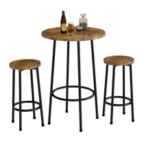 3 Piece Cafe Table Set Wayfair 3 Piece Cafe Table Set Wayfair
