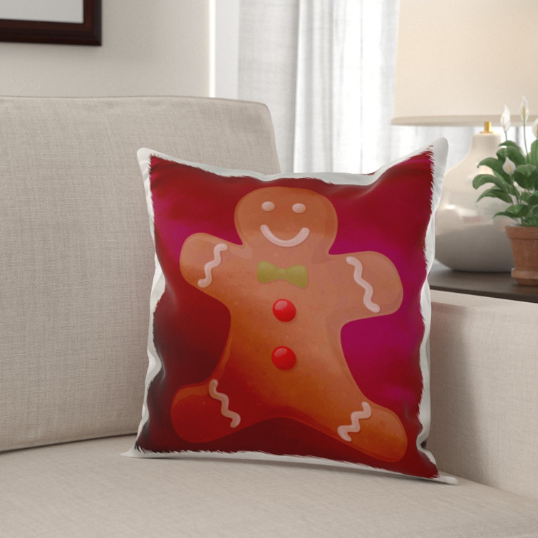 gingerbread man pillow