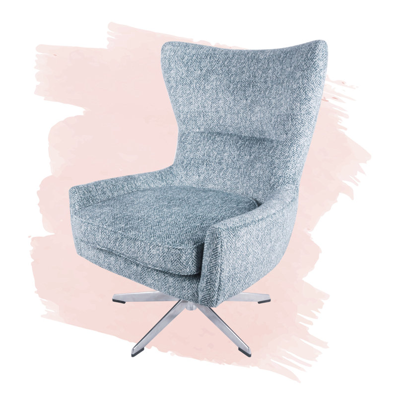 wingback swivel glider
