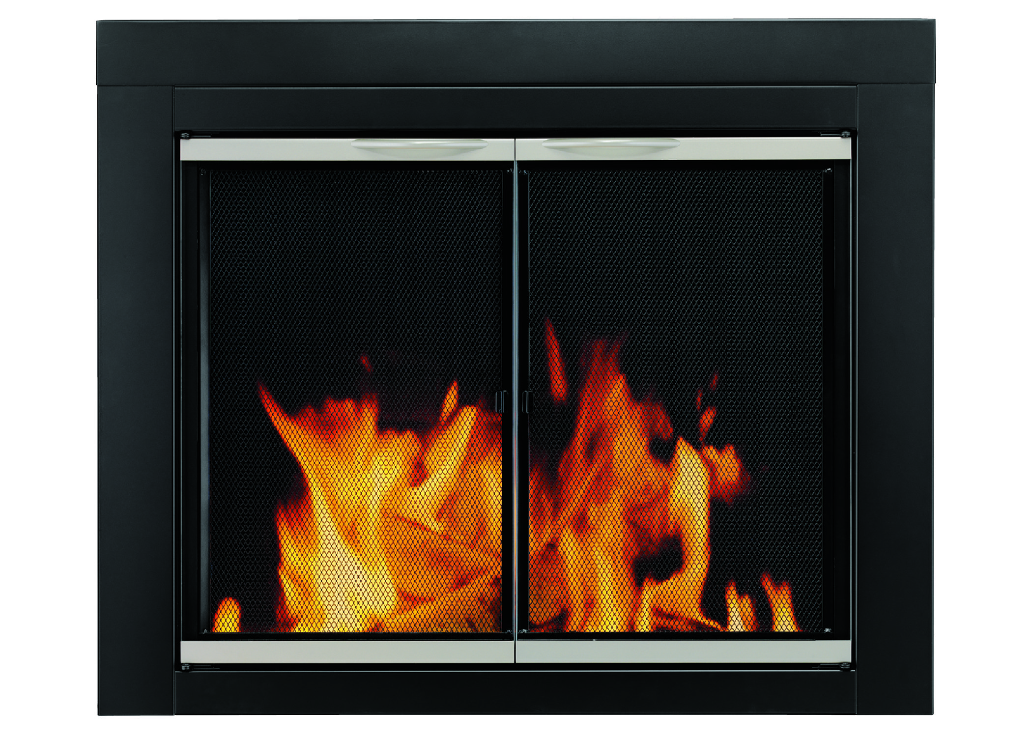 Pleasant Hearth Alsip Cabinet Style Steel Fireplace Doors Wayfair