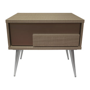 Go to store & view more images Brazil 1 Drawer Nightstand by BestMasterFurniture