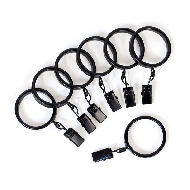 Darby Home Co Metson Drapery Clip Curtain Rings Reviews Wayfair