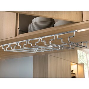 Under Shelf Wine Glass Rack