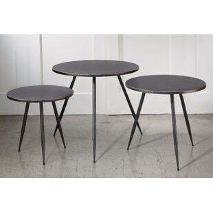 Essence 26.1'' Tall 3 Legs Nesting Tables by 17 Stories