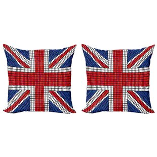 Fabulous 100% Cotton Printed Union Jack Cushions 18" x 18"  Buy Single OR Sets 
