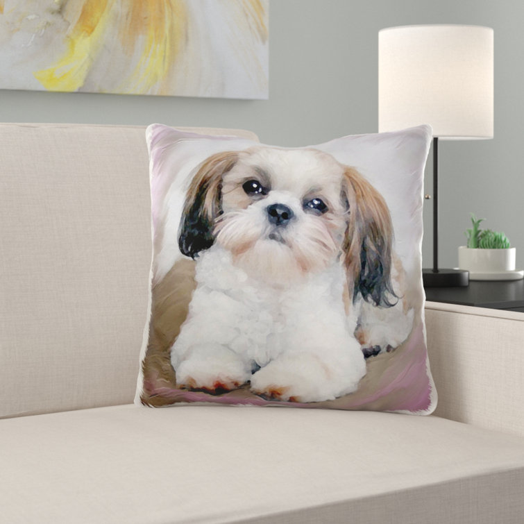 shih tzu pillow cover