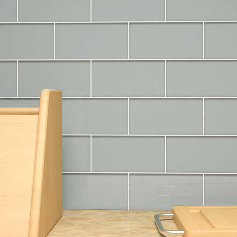 Subway Tile giorbello 3" x 6" glass subway tile in gray & reviews | wayfair Subway Tile giorbello 3" x 6" glass subway tile in gray & reviews | wayfair