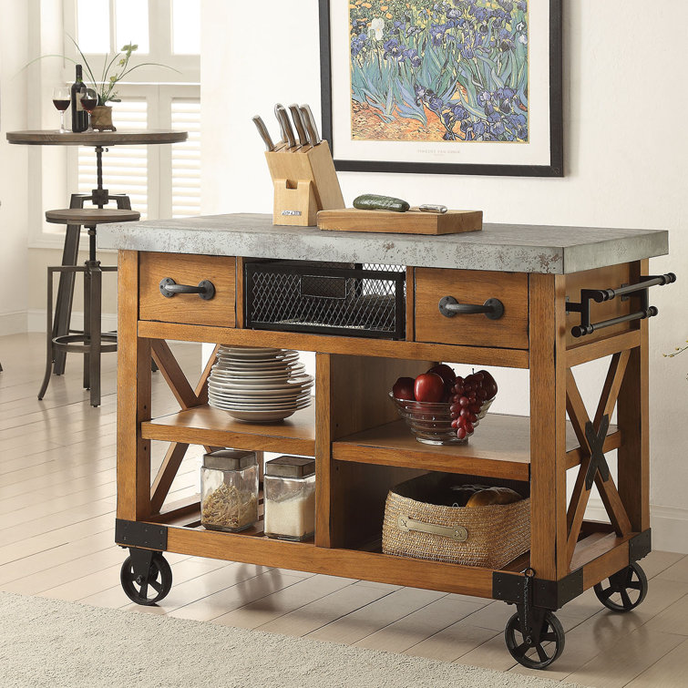 Williston Forge Faiyaz Kitchen Cart Reviews Wayfair
