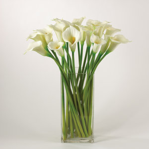 Faux Botanicals White Calla Lily (Set of 12)