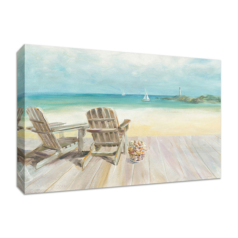 Highland Dunes Seaside Morning No Window Framed Acrylic Painting