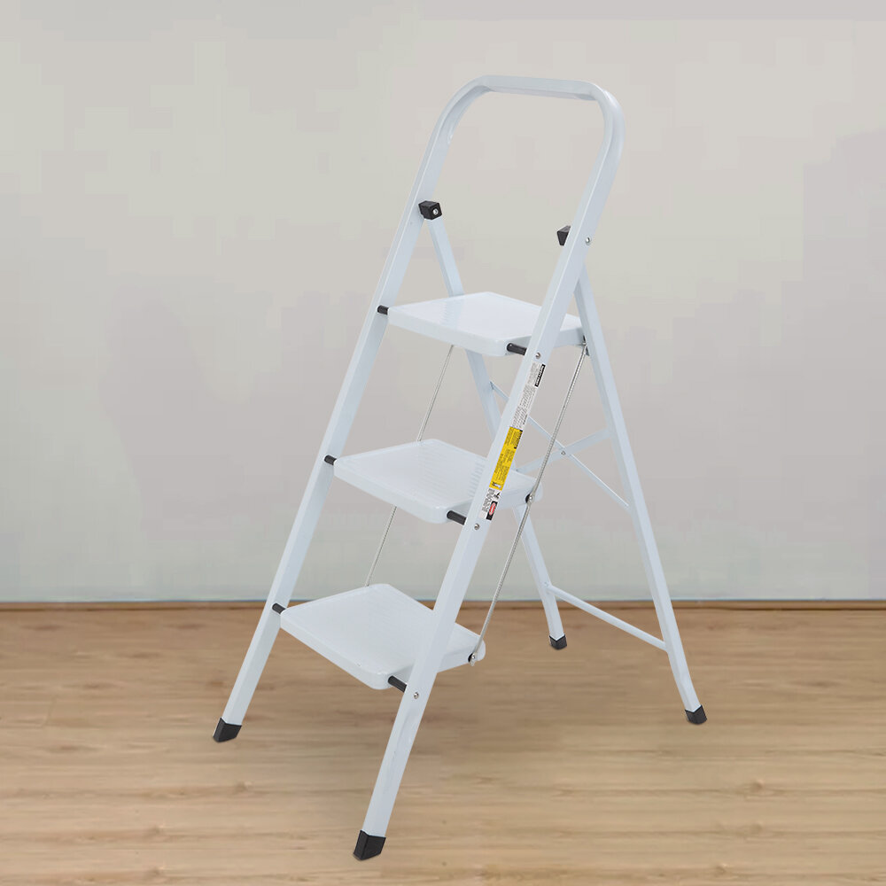 Wfx Utility Camilo 2 36 Ft Steel Step Ladder With 300 Lb Load Capacity Wayfair