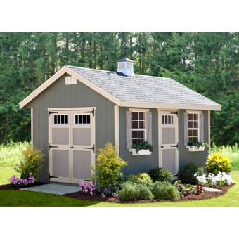 Best Barns Fairview Solid Wood Storage Shed Wayfair