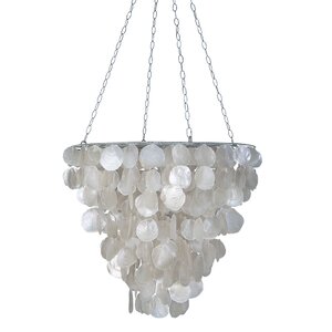 Tapered 2-Light Crystal Chandelier