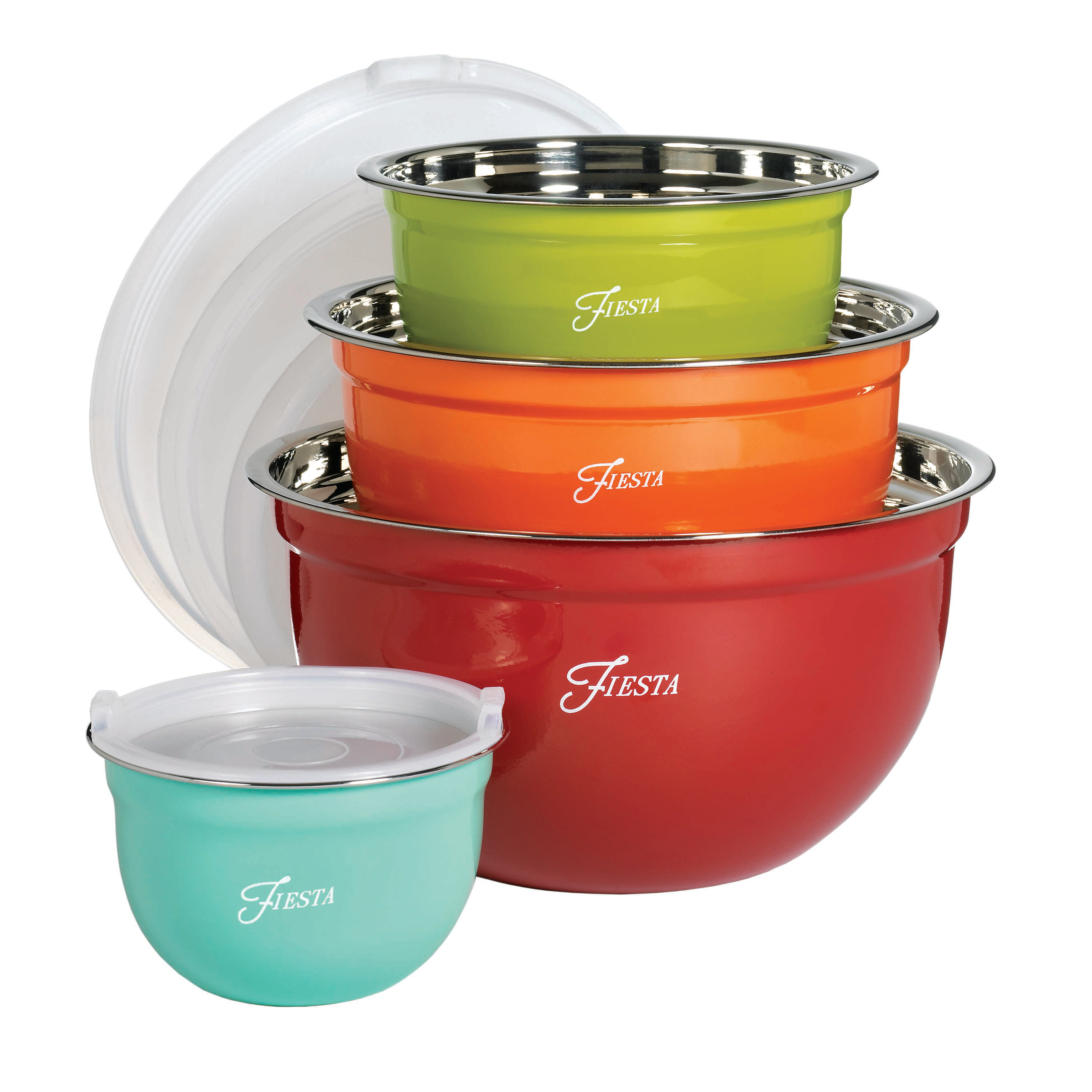 Fiesta 8 Piece Mixing Bowl Set & Reviews | Wayfair Fiesta 8 Piece Mixing Bowl Set & Reviews | Wayfair