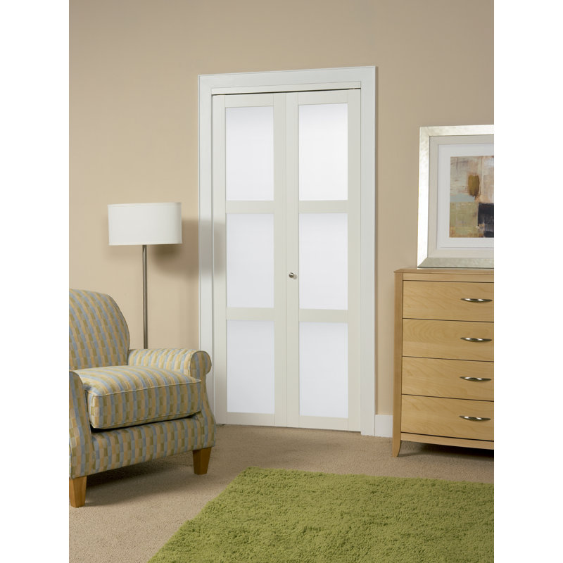Erias Home Designs Baldarassario Glass Bi Fold Door Reviews