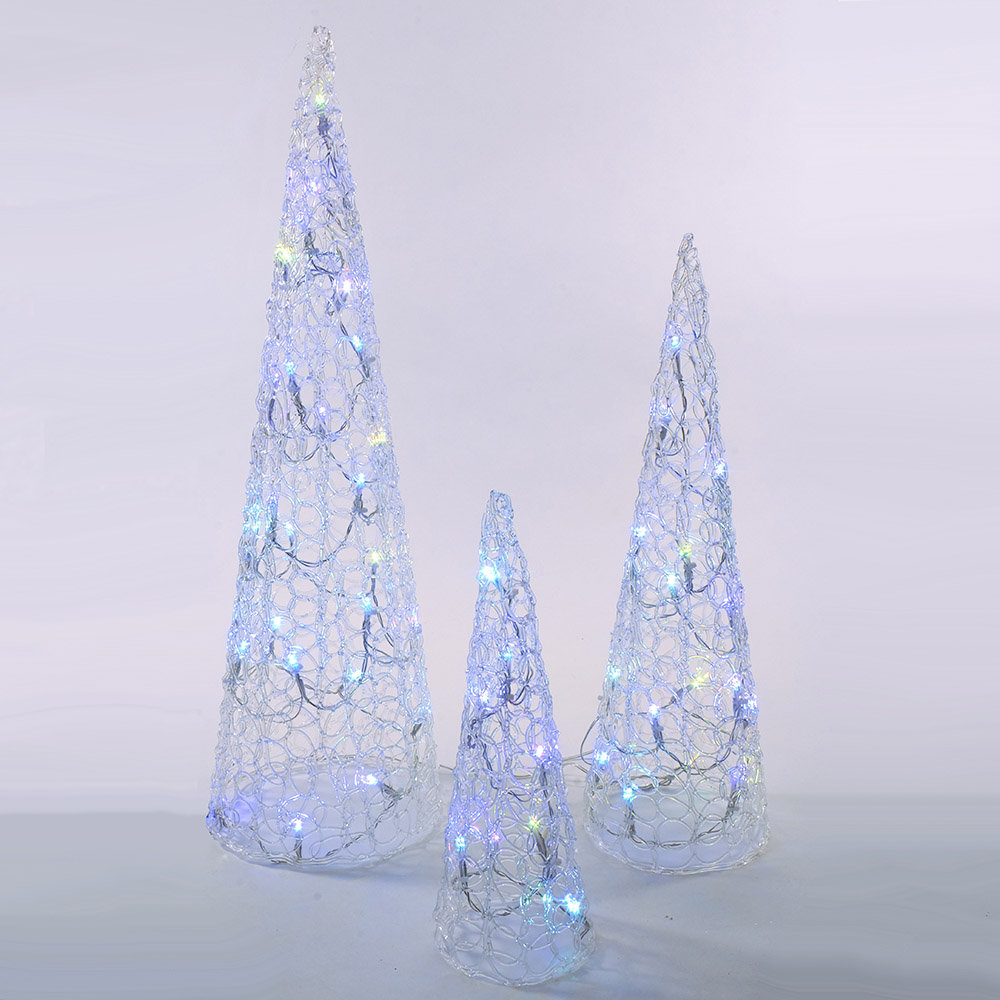 Kurt Adler 3 Piece Cones 12 Light String Light Set Wayfair
