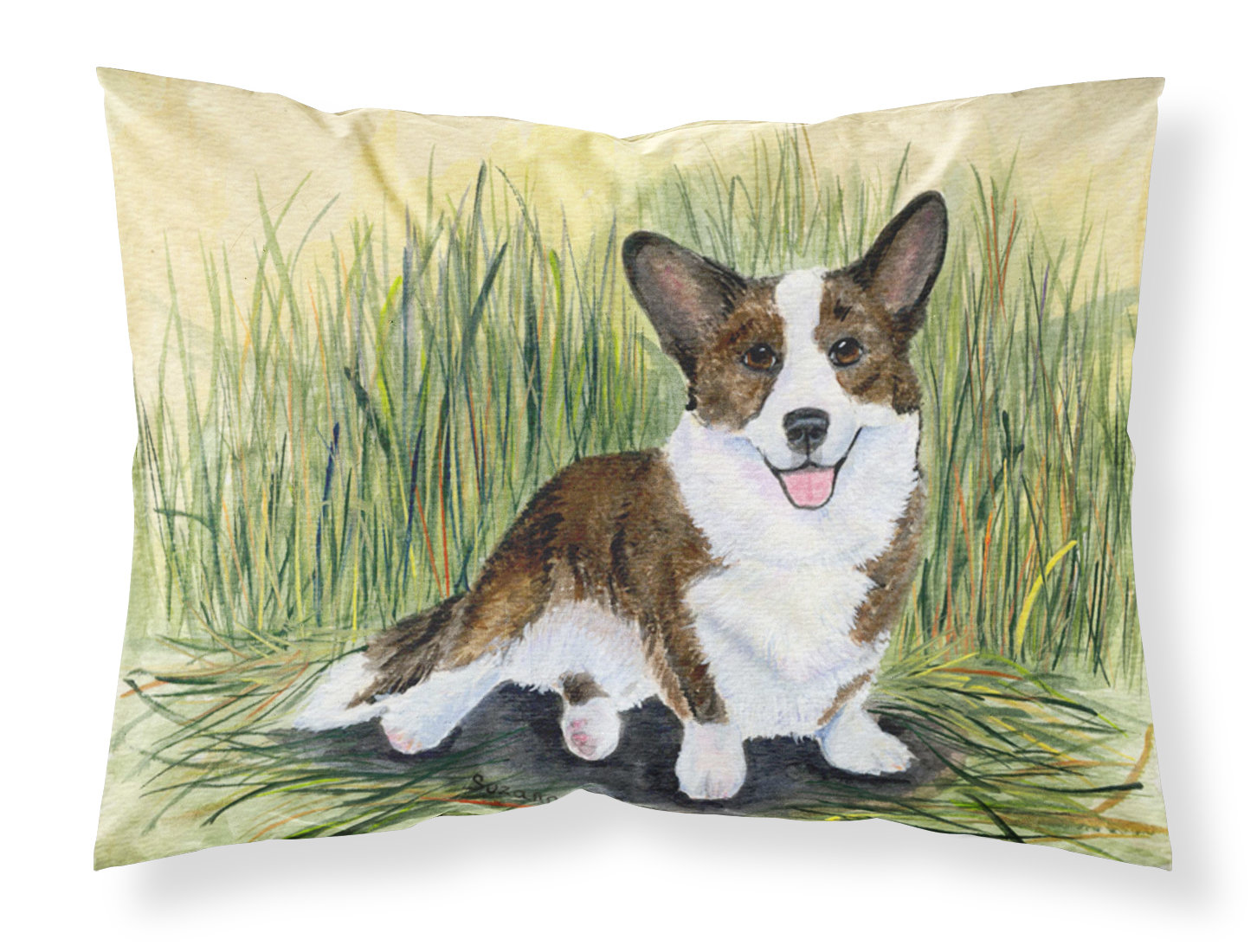 East Urban Home Corgi Moisture Wicking Pillowcase Wayfair