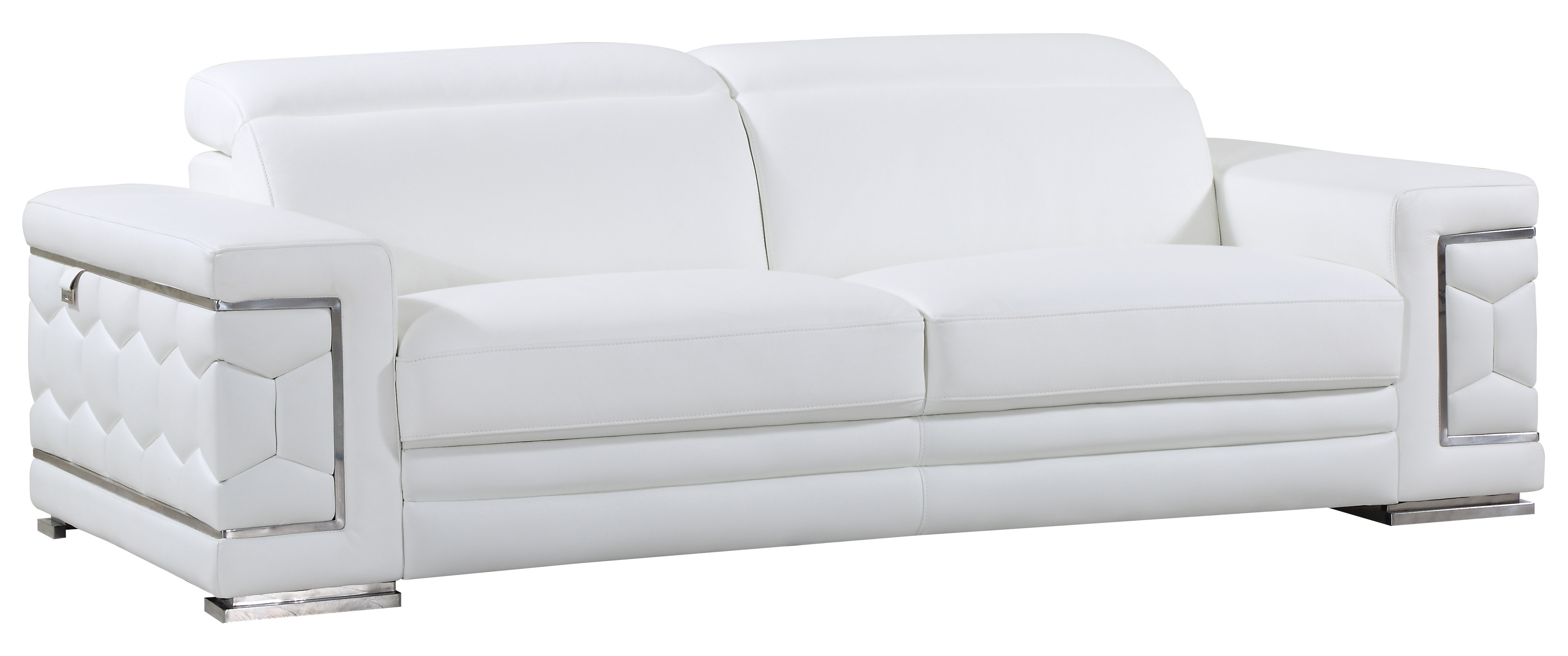 Orren Ellis Hawkesbury Common Genuine Leather 90 Pillow Top Arm Orren Ellis Hawkesbury Common Genuine