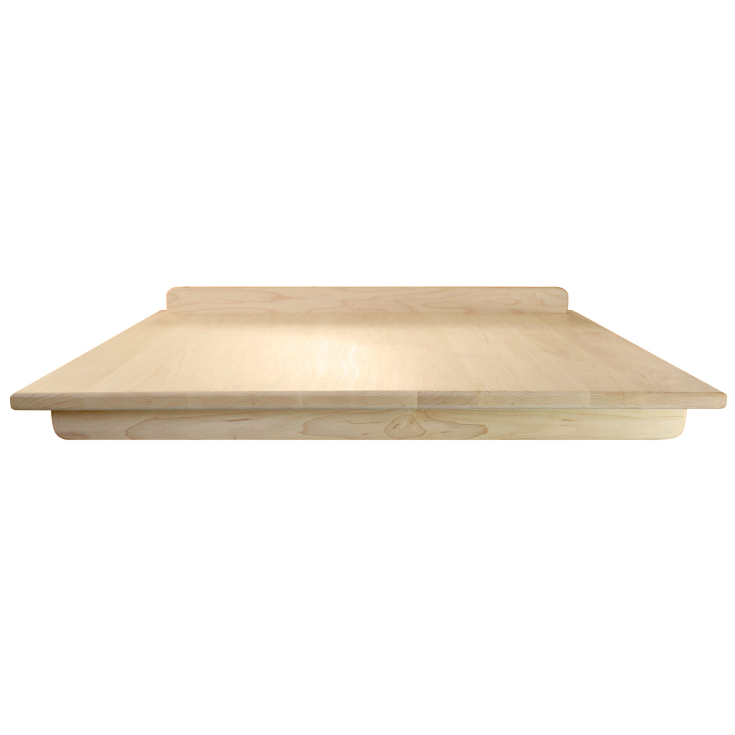 Large hardwood cutting kneading pastry board w//stability edge FREE SHIPPING