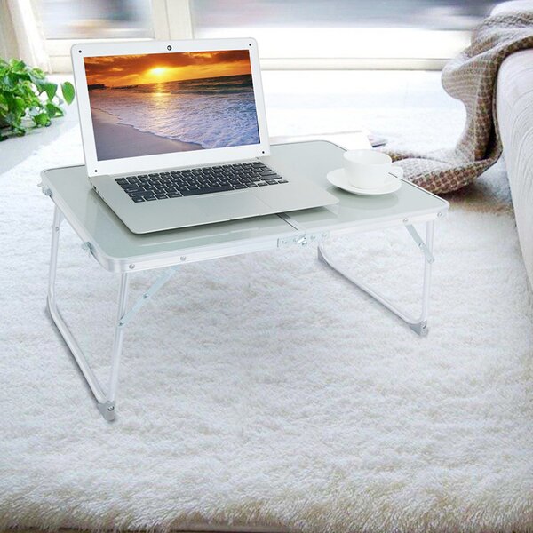 Adjustable Laptop Bed Tray Portable Desk Notebook Breakfast Table Tilt Table Leg 