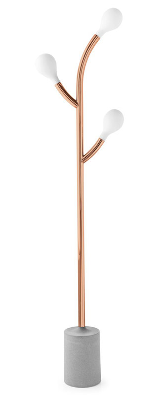wayfair copper floor lamp