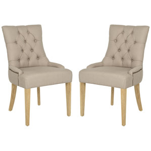 Reynesford Velvet Side Chair (Set of 2) by Charlton Home