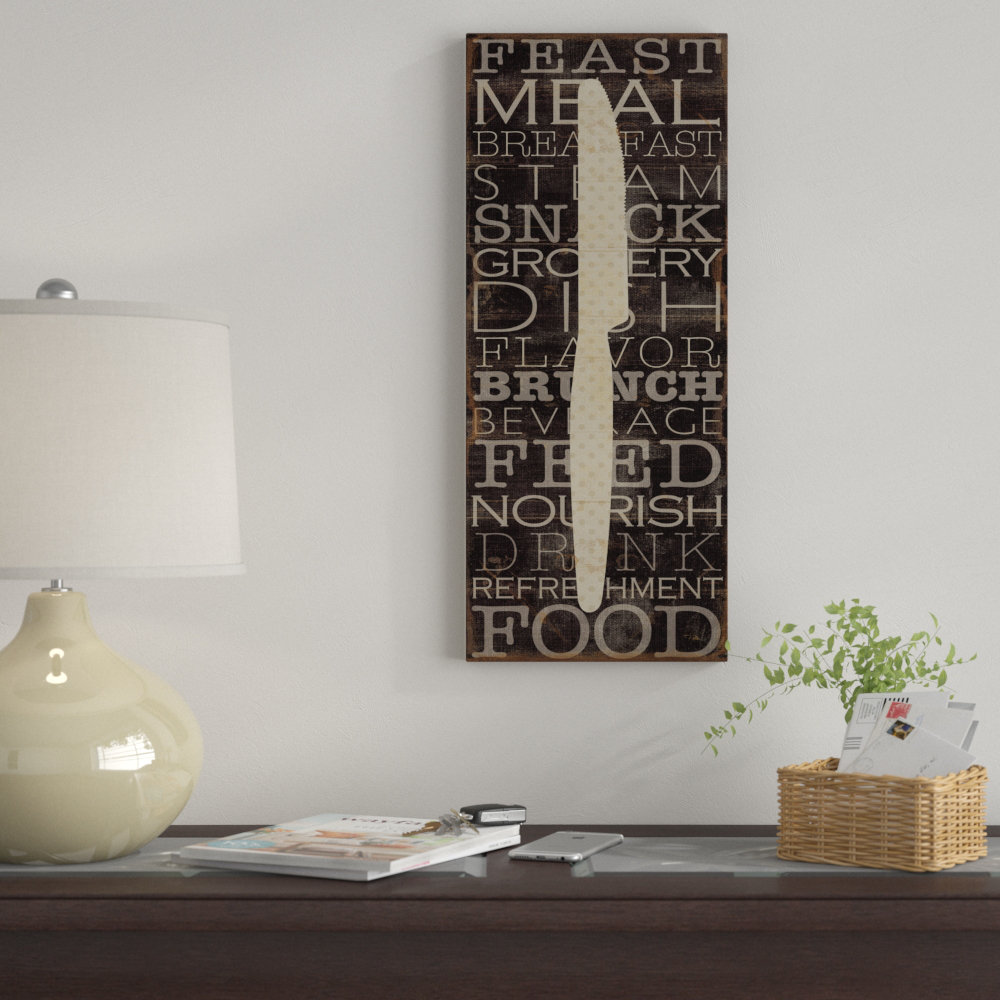 Winston Porter Kitchen Words Iii Acrylic Painting Print On