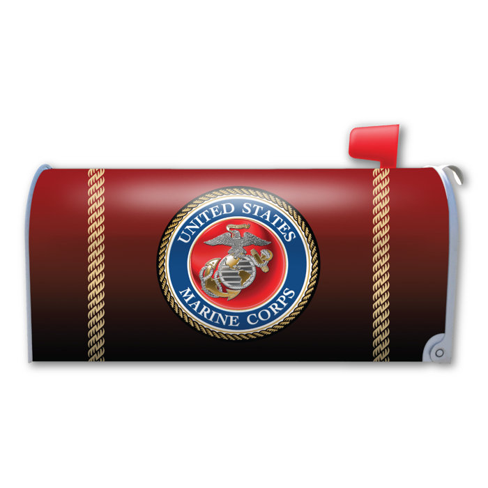 USMC Seal Magnetic Mailbox Cover