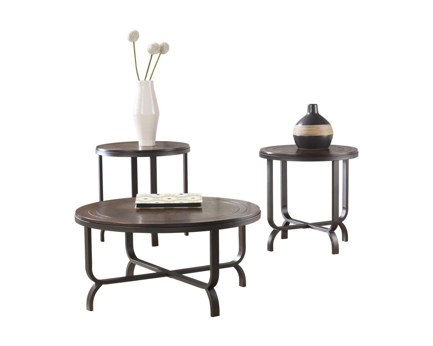 Wrought Studio Anner 3 Piece Coffee Table Set & Reviews Wayfair
