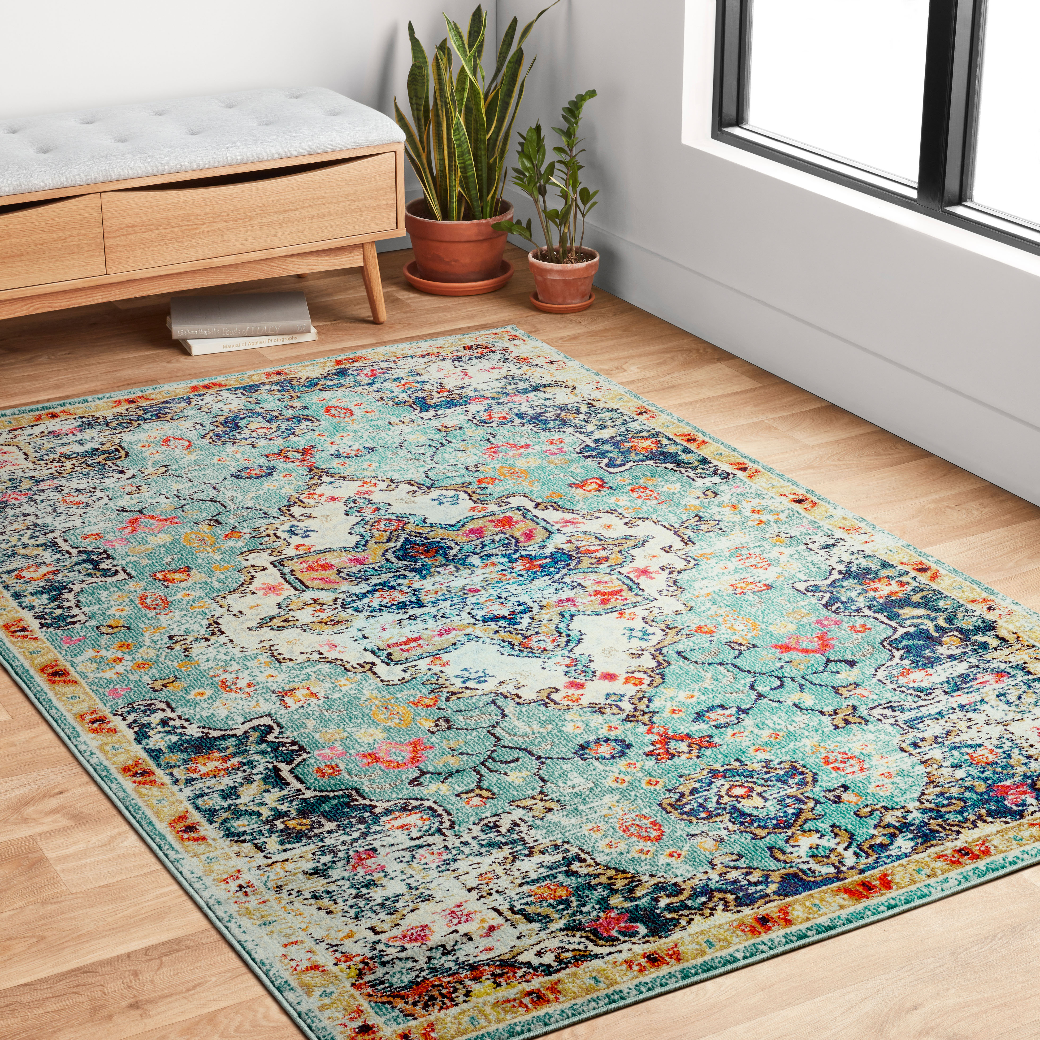 Lorenz Blue Brown Area Rug Reviews Joss Main Lorenz Blue Brown Area Rug Reviews