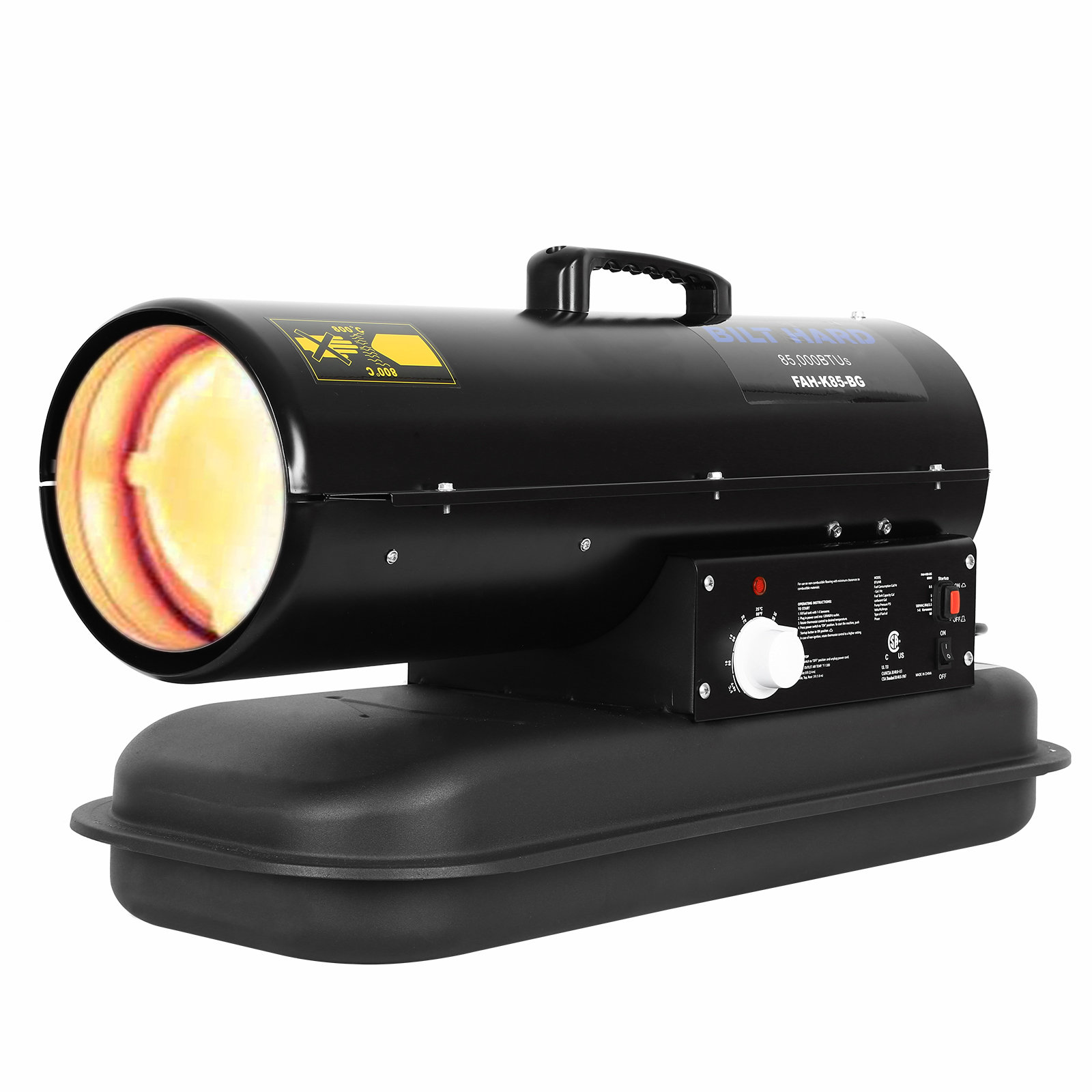Mi-T-M 215000 BTU Kerosene Forced Air Portable Heater