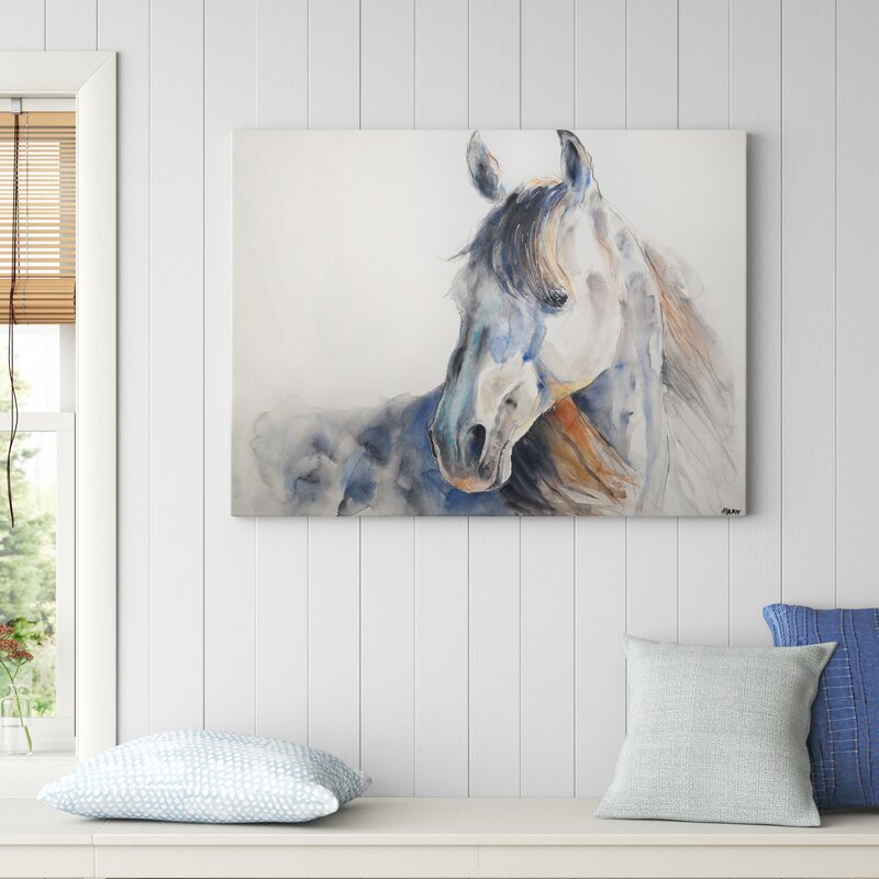 Sand & Stable Looking Back - Wrapped Canvas Print & Reviews | Wayfair