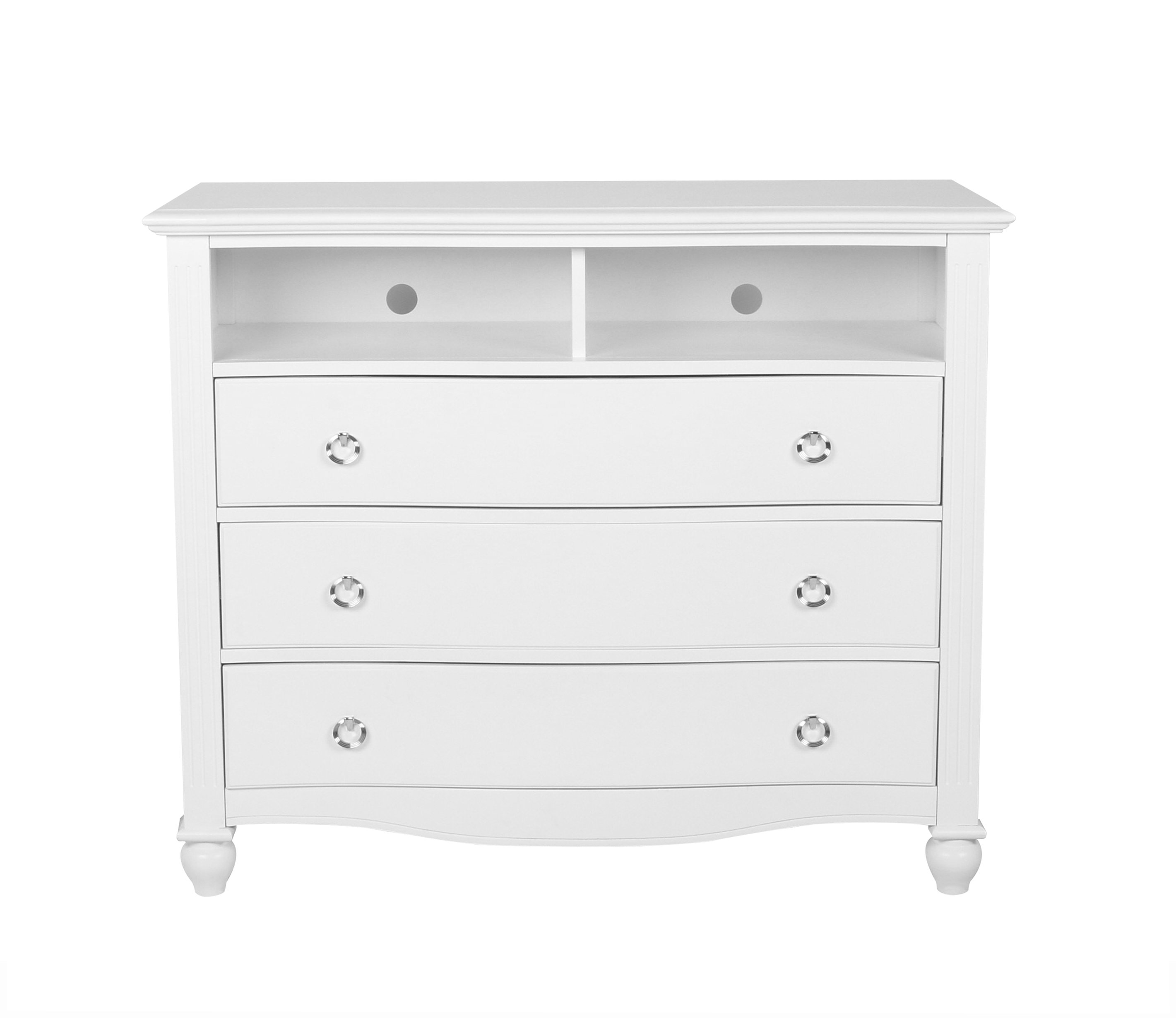 Harriet Bee Scandia 3 Drawer Media Chest Wayfair