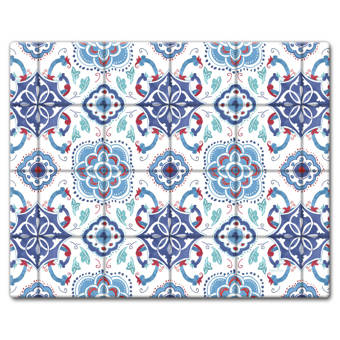 Counterart Mandala Glass Cutting Board Reviews Wayfair