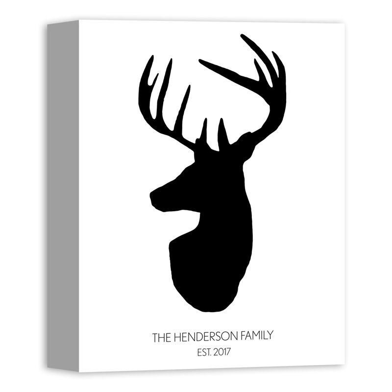 Designs Direct Creative Group Deer Head Silhouette Graphic Art