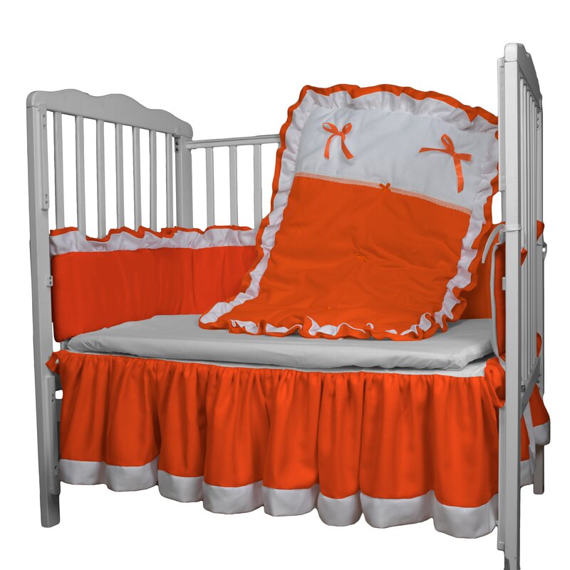 Orange Crib Bedding Sets- Bright Cheerful Happy For Baby ...