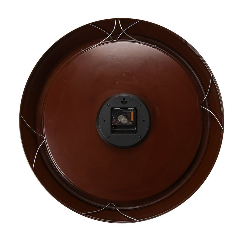 Vintage Inspired+Round+Wall+Clock