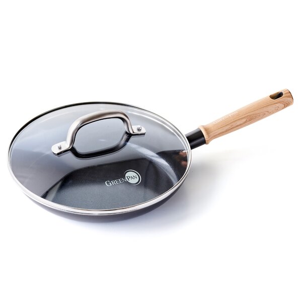 frying pan with lid