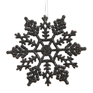 black christmas ornaments