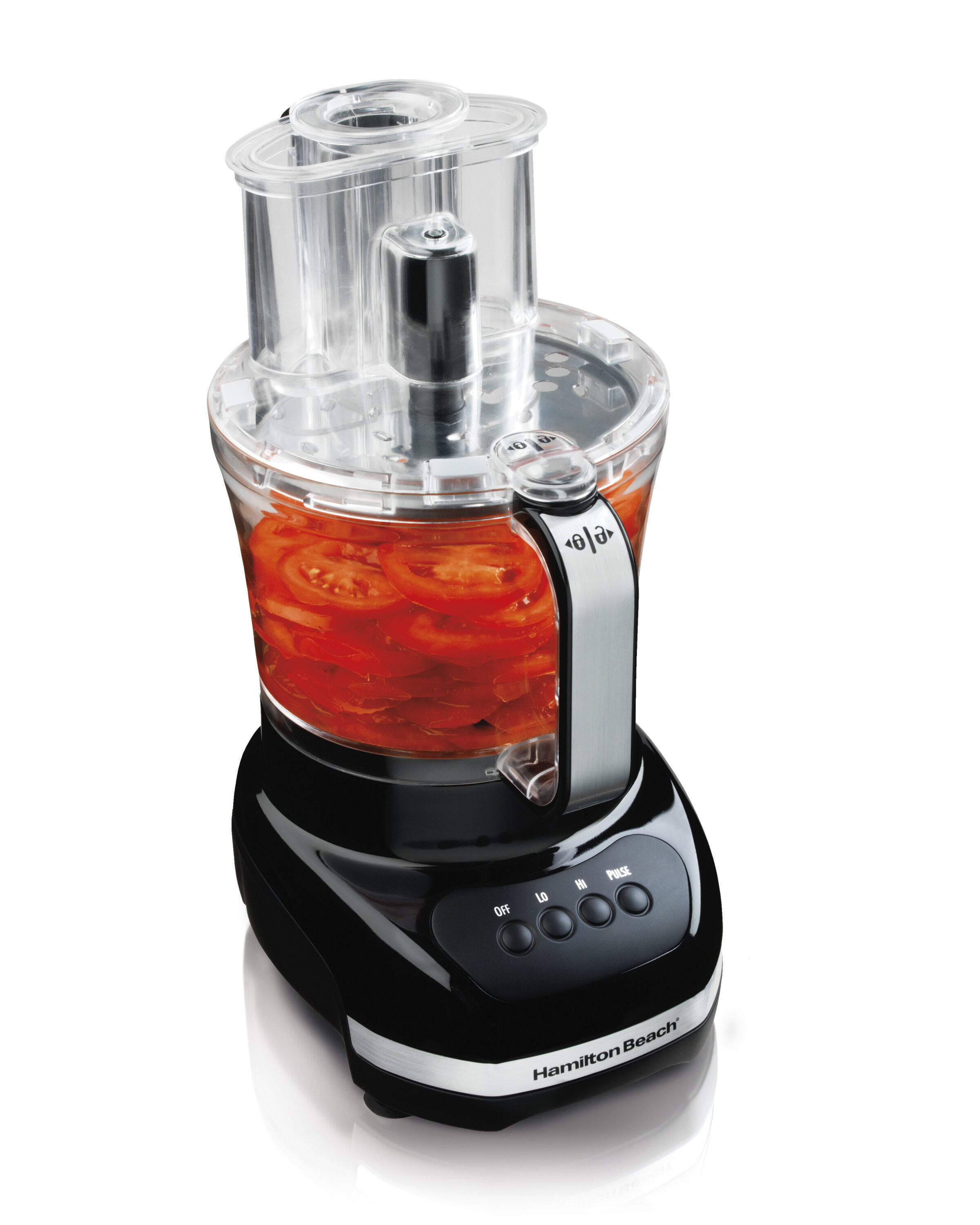 Black & Stainless B Details about   Hamilton Beach 10-Cup Food Processor w/ Compact Storage 