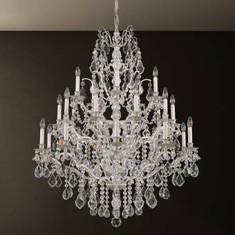 Schonbek Olde World 20 Light Candle Style Tiered Chandelier Wayfair