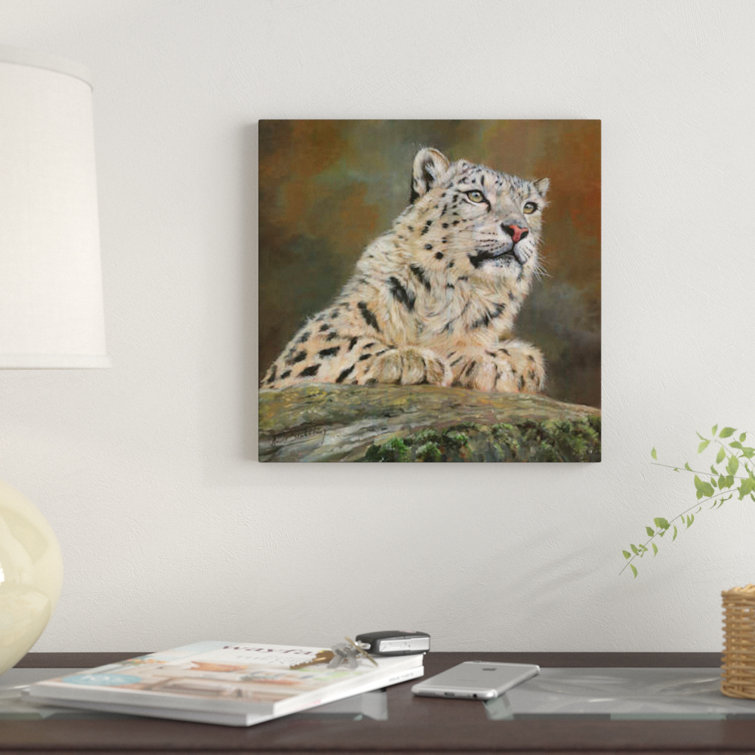 East Urban Home Snow Leopard On Rock By David Stribbling Unframed Gallery Wrapped Canvas Giclee On Canvas Wayfair East Urban Home Snow Leopard On Rock By David Stribbling Unframed Gallery Wrapped Canvas Giclee On Canvas Wayfair